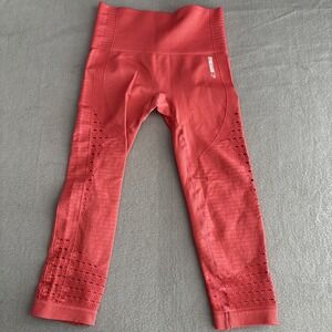 Gymshark Vented Energy Seamless Leggings High Waist Pink Sz Extra Small Athletic